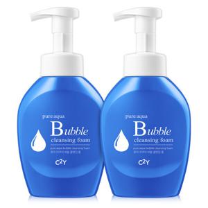 퓨어 아쿠아 버블 클렌징폼 대용량 폼클렌징 500ml 2개
