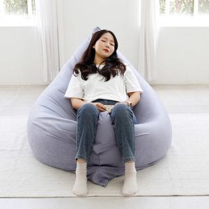 폴랑 알로바 초대형 자루 빈백 소파 1인용 쿠션 카페 독서의자 원룸 자취방 거실 패브릭 쇼파 100% 국내제작