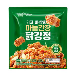 멕시카나 더 바삭한 마늘간장 닭강정 500g