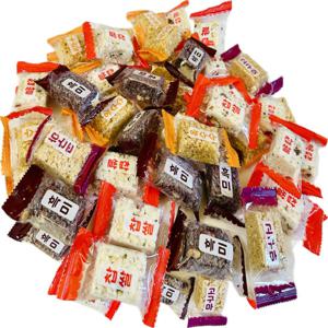 4가지 곡물 스낵 8g x 68개 맛 랜덤 옥수수 고구마 흑미 찹쌀 한입 간식 개별포장 학원 간식 사무실 간식