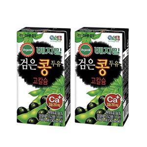 정식품 베지밀검은콩 고칼슘두유 190ml 64팩