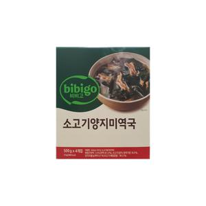 CJ 비비고 양지살 소고기 미역국 500g x 4입 / 무료배송