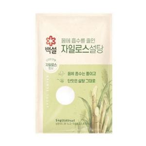 CJ제일제당 백설 몸에 흡수를 줄인 자일로스 설탕 5kg  매실청 재료