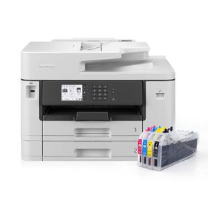 브라더 MFC-J2740DW A3 팩스 복합기 대용량 리필카트리지 포함 블랙 4800매 / 컬러 6400매