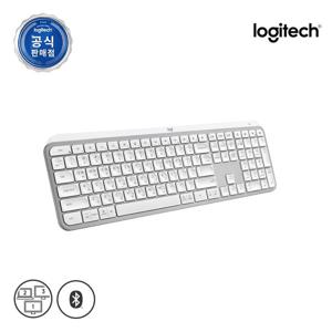 로지텍코리아 MX KEYS S 무선 블루투스 키보드 페일그레이 (N4)