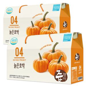 즙쟁이 호박즙 2박스 60포 늙은호박즙
