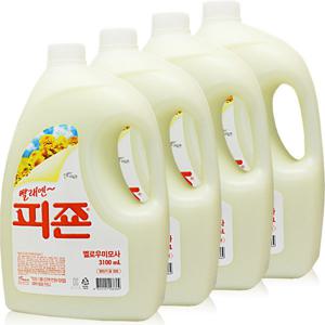 피죤 미모사 3100ml x 4개~ 샤프란 다우니 비앤비