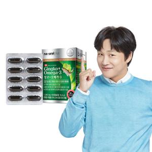 내츄럴플러스 징코오메가3 (1 240mg x 60캡슐) 1박스