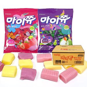 마이쮸 284g (포도사과) 5봉 + (딸기복숭아) 5봉