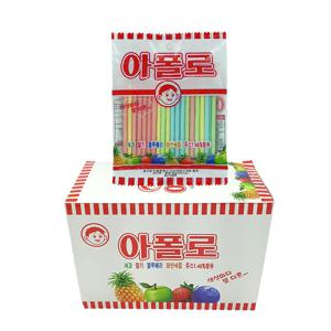 아폴로 36g x 20개입 1통 빨대과자/추억의과자/간식