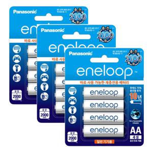 파나소닉 에네루프 2000mAh 12알 AA충전지 eneloop