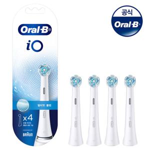 Oral-B 오랄비 iO 리필모 얼티밋 클린 화이트 4입