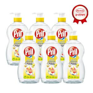 프릴 베이킹소다 퓨어레몬 700ml x6개 친환경 고농축 1종 주방세제