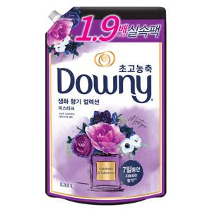 다우니 섬유유연제 생화향기 미스티크 1.35L 2개