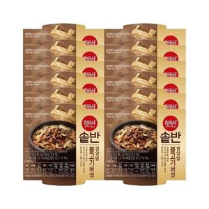 CJ제일제당 햇반 솥반 불고기 버섯 영양밥 200g 12개