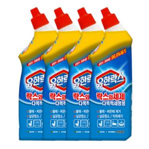 유한락스 락스와세제 다목적세정용 755ml 4개