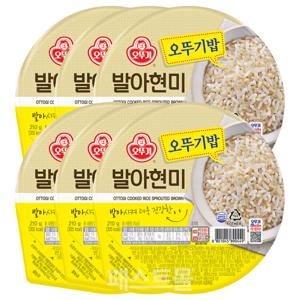 오뚜기밥 발아현미 210g 6개