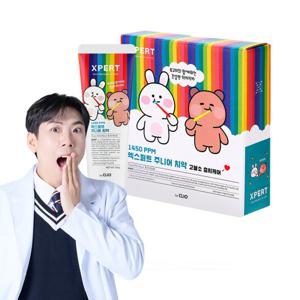 엑스퍼트 고불소 어린이치약 트로피칼후르츠 100g 4입