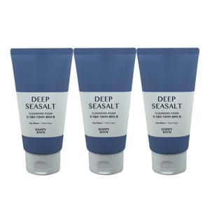 해피바스 퍼펙트 딥씨솔트 클렌징폼 150g 3개