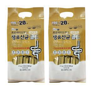 서울약사신협 프로바이오틱스 생유산균 골드 2.5g 120포 2세트