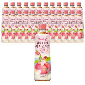 티로그 티로그 납작 복숭아 아이스티 제로 홍차 500ml 24개