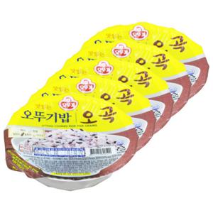 오뚜기 즉석밥 맛있는 오뚜기밥 오곡 210g 5개