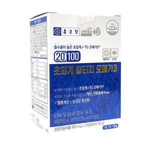 종근당건강 20100 초임계 알티지 오메가3 833mg x 30캡슐 / H9