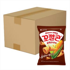 롯데 꼬깔콘 군옥수수맛 67gx12개 (1박스) (넉넉한 유통기한x오늘출발)