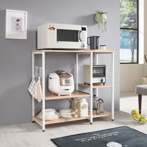 KM-T7300 스틸 렌지대 와이드형 다용도 철제 전자레인지 수납장 렌지 선반 다이 밥통 밥솥 정리대 정리함