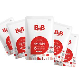 젖병 세정제 액상 리필형 500ml 5팩 세제 주방 아기