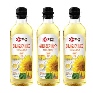 해바라기씨유 900ml 3개