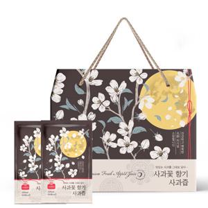 사과만 100% 사과꽃향기 사과즙  100mlX100팩 선물세트