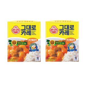 오뚜기 그대로 카레 약간매운맛 200g 24개
