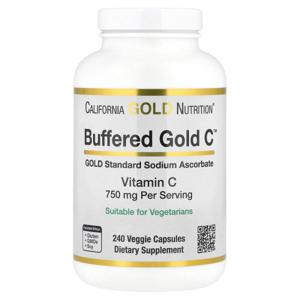 (아이허브) Buffered Gold C 비타민C 750mg 베지캡슐240정 해외직구