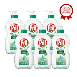프릴 그린파워 알로에베라 700ml x6개 친환경 고농축 1종 주방세제