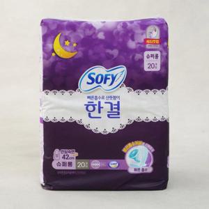 메가마트 LG 쏘피 한결 안심숙면 생리대 슈퍼롱 20p