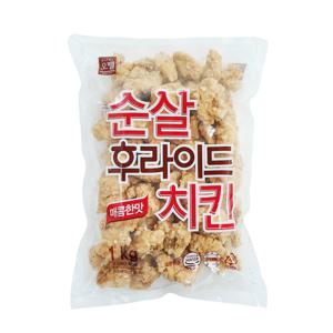 오뗄 순살 후라이드 치킨 1kg /가라아게/간식/순살치킨