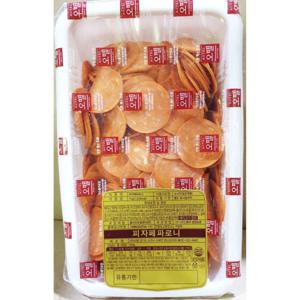 간식 소시지 안주 피자재료 페파로니 피자 TRAY 오뗄 1k