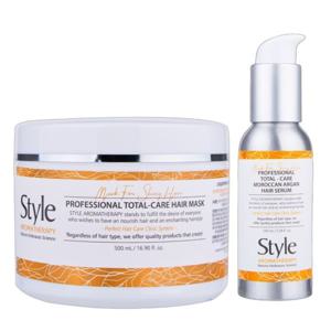 극손상 손상모 대용량 헤어마스크 500ml+모로칸 아르간 헤어 오일 100ml 프리미엄 헤어트리트먼트 2종