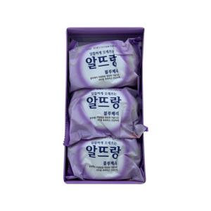 알뜨랑 비누 140g 3입 블루베리 1개