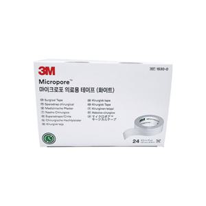 3M 종이반창고 흰색 백색 24개입 1530-0