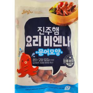 진주햄 요리비엔나 문어모양 1kg 냉동/문어모양 칼집있어 간편