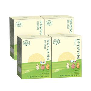 건강한약속바른 바른 저분자 어린이 효소 30포x4박스(총 120포)