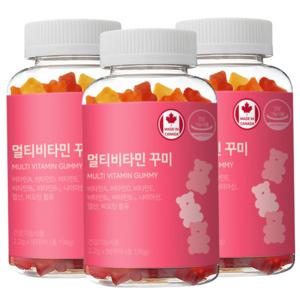 네이처그랜드 멀티비타민 꾸미 2.2g x 90 구미 3병 어린이 키즈 종합비타민 젤리 비타민 9개월분