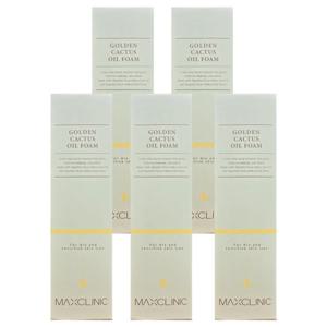 맥스클리닉 골든 선인장 오일 폼 110ml 5개 (hi)