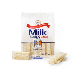 sns대란 밀크클래식 쌀과자 우유 240g(26개입) 2봉 쌀 함량 56% 분유맛