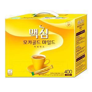 맥심모카골드 400T 인스턴트 커피 믹스 마일드 스틱