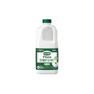 서울우유 더진한 플레인 요거트 당무첨가 1.8L 3개 그릭요거트용 아이스 카페 대량 홈카페 베이커리 요아정