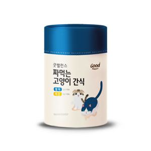 굿밸런스 짜먹는 고양이간식 고양이츄르 길고양이 영양간식 참치+치킨 720g x 1개