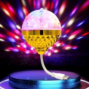 USB LED 무드등 조명 노래방 미러볼 가정용 파티 싸이키 ODM-LIGHT04
